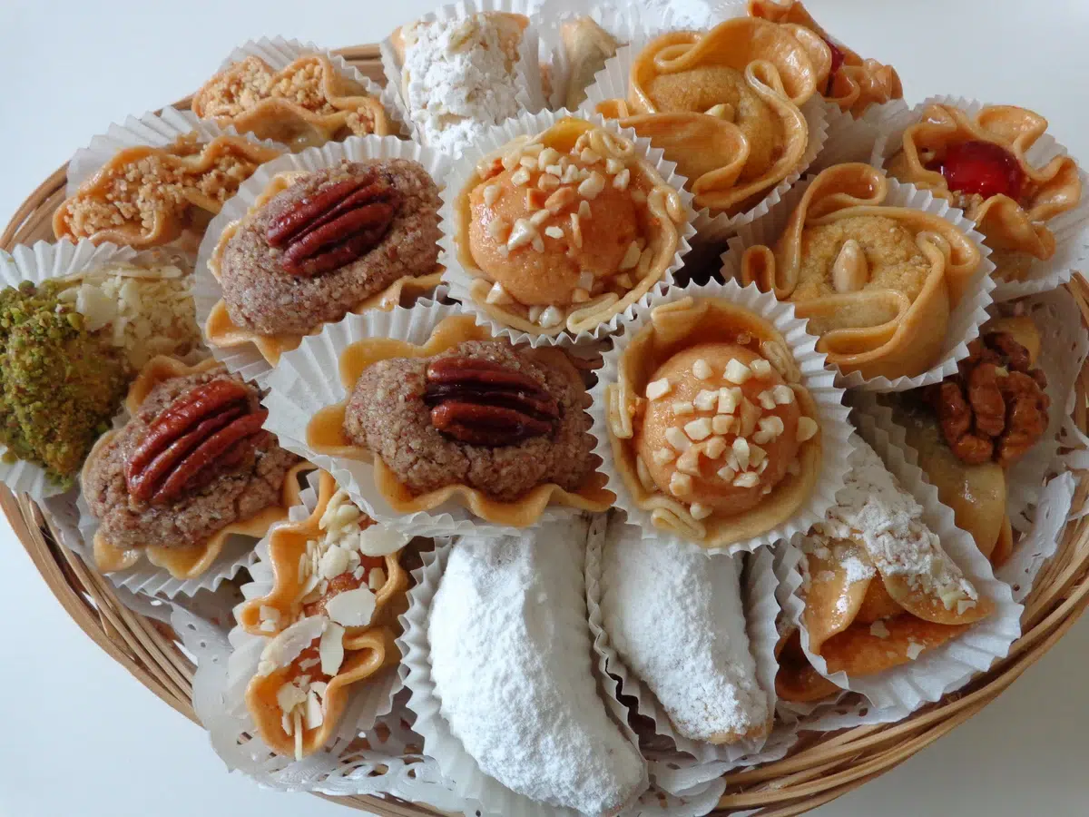 Assortiment de pâtisseries marocaines
