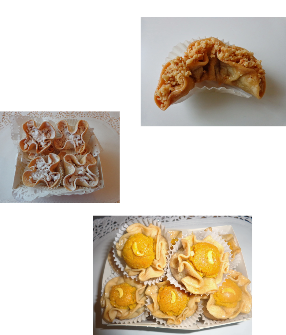 Gâteaux tunisiens variés en pâtisserie